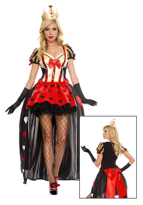 Luxurious Sequin Queen of Hearts Costume