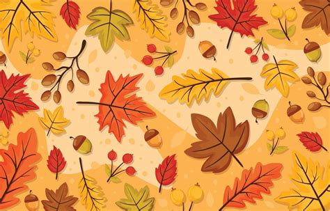 Fall Leaves Background Vector Art, Icons, and Graphics for Free Download