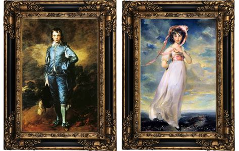 Pinkie and The Blue Boy Framed Prints - Historic Art Gallery