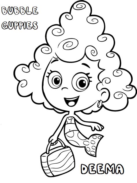 Bubble Guppies Coloring Pages - Best Coloring Pages For Kids