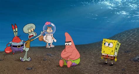 Spongebob Patrick Squidward Sandy Mr Krabs