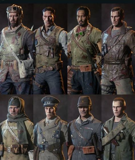 What are the name of these COD characters? : r/CODZombies