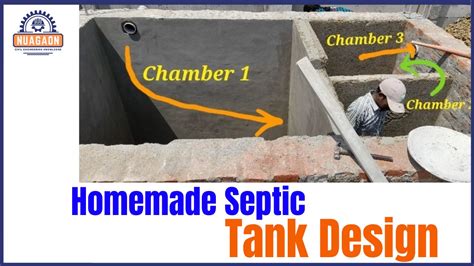 Design Septic Tank- At Low cost & No need to clean for life with 2 ...