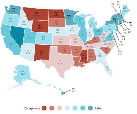 The Safest & Most Dangerous States for Drivers - A SafeWise Report