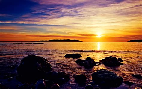 Sunrise Beach - Wallpaper, High Definition, High Quality, Widescreen