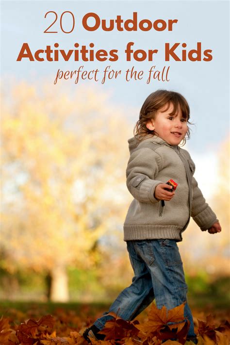 Fall Outdoor Activities For Kids - No Time For Flash Cards