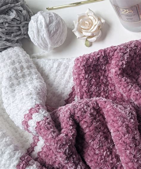 velvet yarn crochet blanket patterns free Archives - Craft-Mart