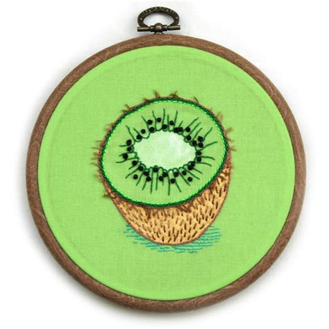 Embroidery Pattern Kiwi Advanced