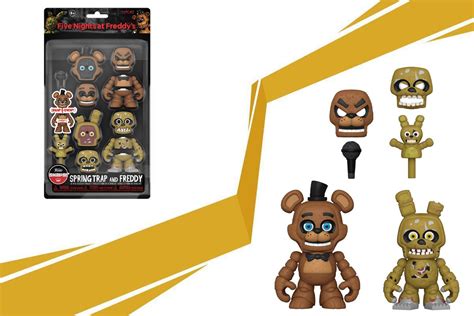 Funko - FNAF Spring Trap and Freddy 2-Pack SNAPS Figure - Horror Line ...