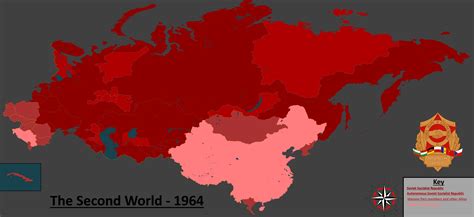 Map of the USSR and the Second World : r/MapPorn