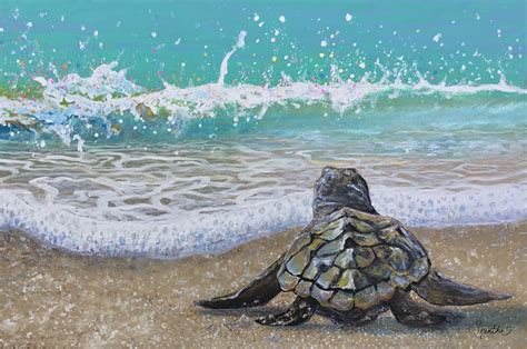 Baby Sea Turtle Wall Art Sea Turtle Art Prints Sea Turtle - Etsy | Sea ...