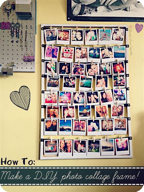 diy photo collage frame - Edmundo Candelaria