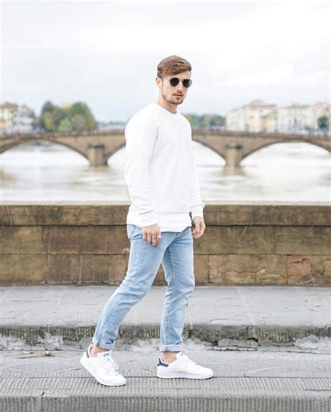 Men Outfit with White Shoes-16 Trendy Ways to Wear White Shoe