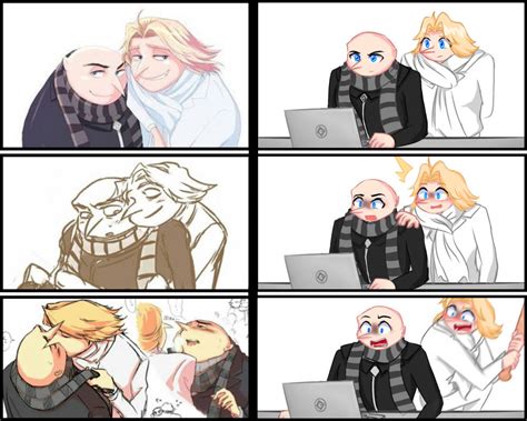 Gru and Dru Reacts to Gru x Dru Fanarts by Crimsonata69 on DeviantArt