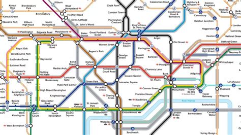 London Tube Map With Zoom Feature