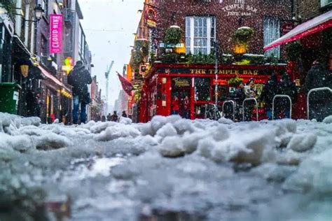 Dublin Weather Set To Take Wintry Turn