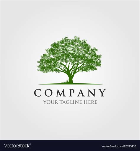 Trees logo design Royalty Free Vector Image - VectorStock