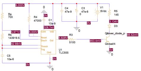 A couple of questions about a 555 in astable mode and a blinking LED ...