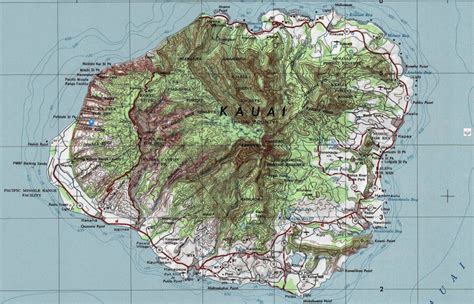 Printable Road Map Of Kauai | Free Printable Maps