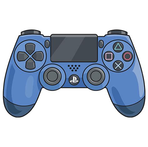 How to Draw a PS4 Controller - Really Easy Drawing Tutorial