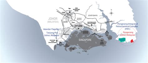 Map Pengerang Johor Malaysia