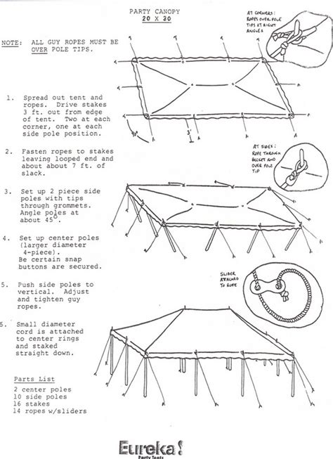 Tent Set Up Instructions 2 - White Bear Rental, Inc.