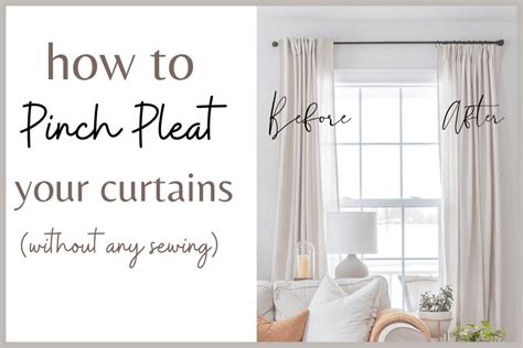 How To Turn Grommet Curtains Into Pinch Pleat | Homeminimalisite.com