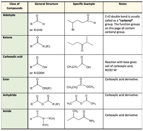 2.3 Functional Groups – Organic Chemistry I