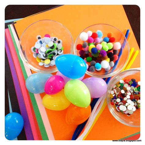 Imagination Station: Egg-Animals DIY from plastic Easter eggs