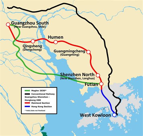 The Guangzhou – Shenzhen Maglev