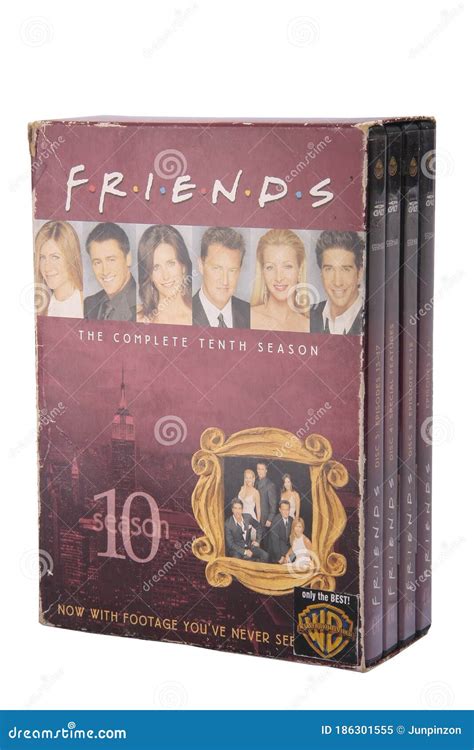 Complete Season 10 DVD Set of the TV Show Friends Editorial Image ...