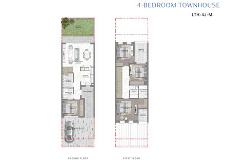 Mykonos Townhouses at Damac Lagoons, Dubai - Floor Plan