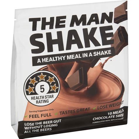 The Man Shake The Man Shake Chocolate 560g | Woolworths