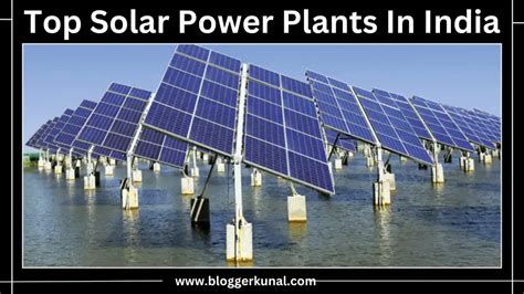 Top 20 Solar Power Plants In India