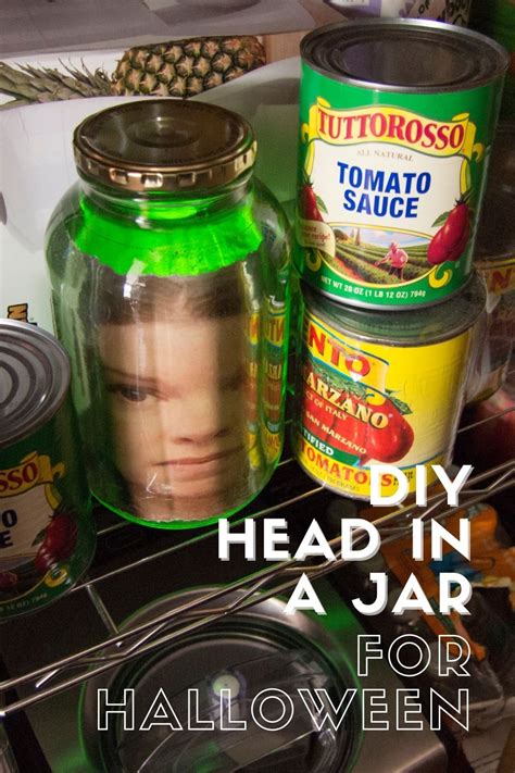 Easy DIY Halloween Decorations: How to Put a Head in a Jar %%page%%