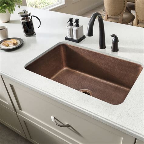 Orwell Undermount Copper Kitchen Sink by Sinkology