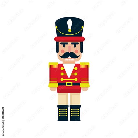 cartoon cute nutcracker Stock Vector | Adobe Stock