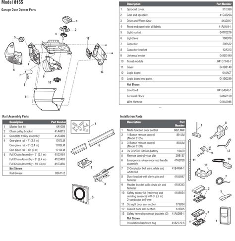 Chamberlain Liftmaster Professional 1 2 Hp Parts Diagram | Reviewmotors.co