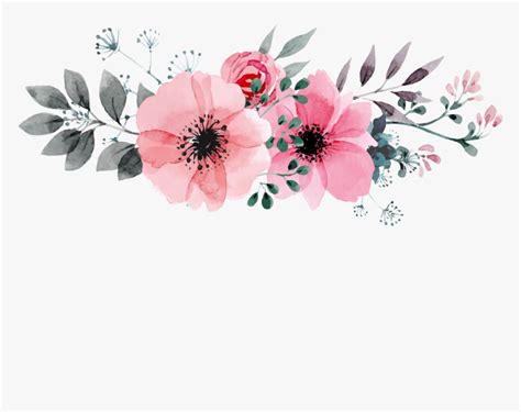 Watercolor Roses Png - Vector Watercolor Flowers Png, Transparent Png ...