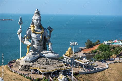 Big Shiva. Lord Shiva Statue in Murudeshwar, Karnataka, India. Tour ...