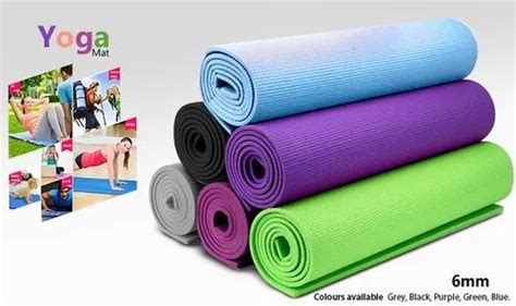 Yoga Mat 6 Mm - Twin Colors 6 Colors, For Sports,Yoga at Rs 780/unit in ...