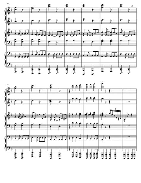 Pirates Of The Caribbean by Hans Zimmer - Piano Duet - Digital Sheet ...