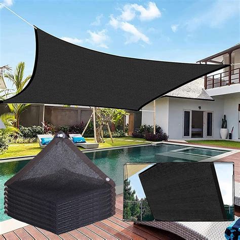 Zahazoho 10x13'' Sun Shade Sails Canopy UV Block for Patio Deck Pergola ...