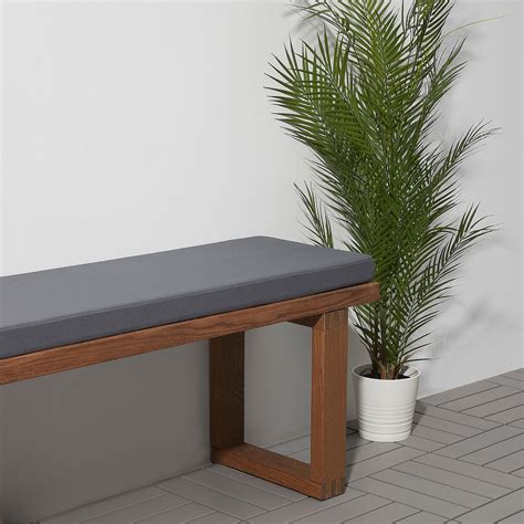 LARSINGE Bench cushion, Grey, 115x35 cm - IKEA