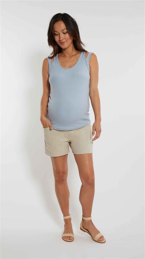 Drawstring Maternity Shorts- Maternity Wear by Stowaway Collection