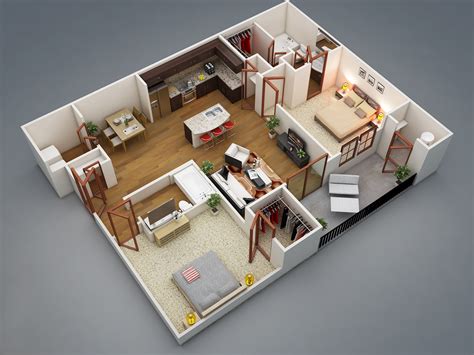 2 bedroom house plan | Interior Design Ideas