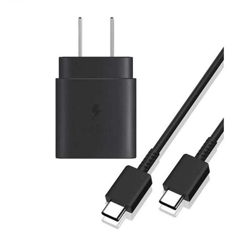 Original 25W PD Super Fast Charger with USB-C Cable for Samsung Galaxy ...