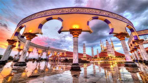 indonesia, , Semarang, , Masjid, Agung, , Architecture Wallpapers HD ...