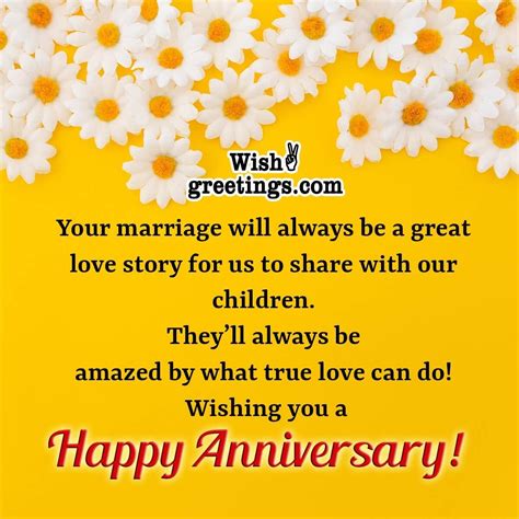 Anniversary Messages for Parents - Wish Greetings