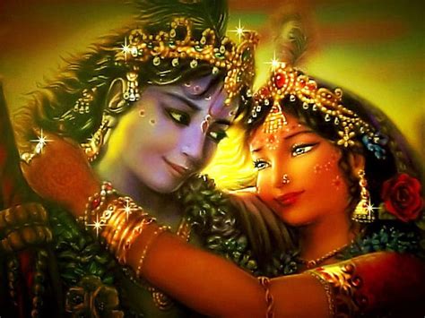 Krishna Radha Love Wallpaper